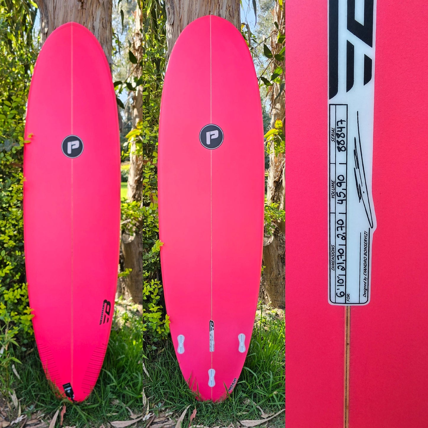 Funboard 6.10 X 21.70 X 2.70 45.9 Litros