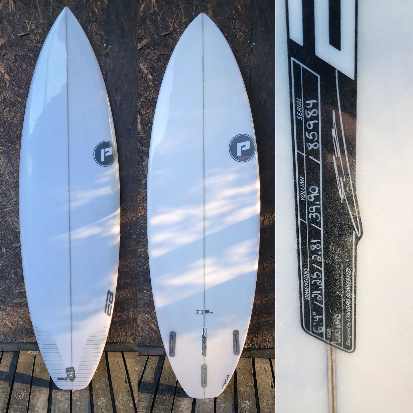 Shortboard Pro-Ilha Xt 6.4X21.25X2.81 De 39.90 Lts.