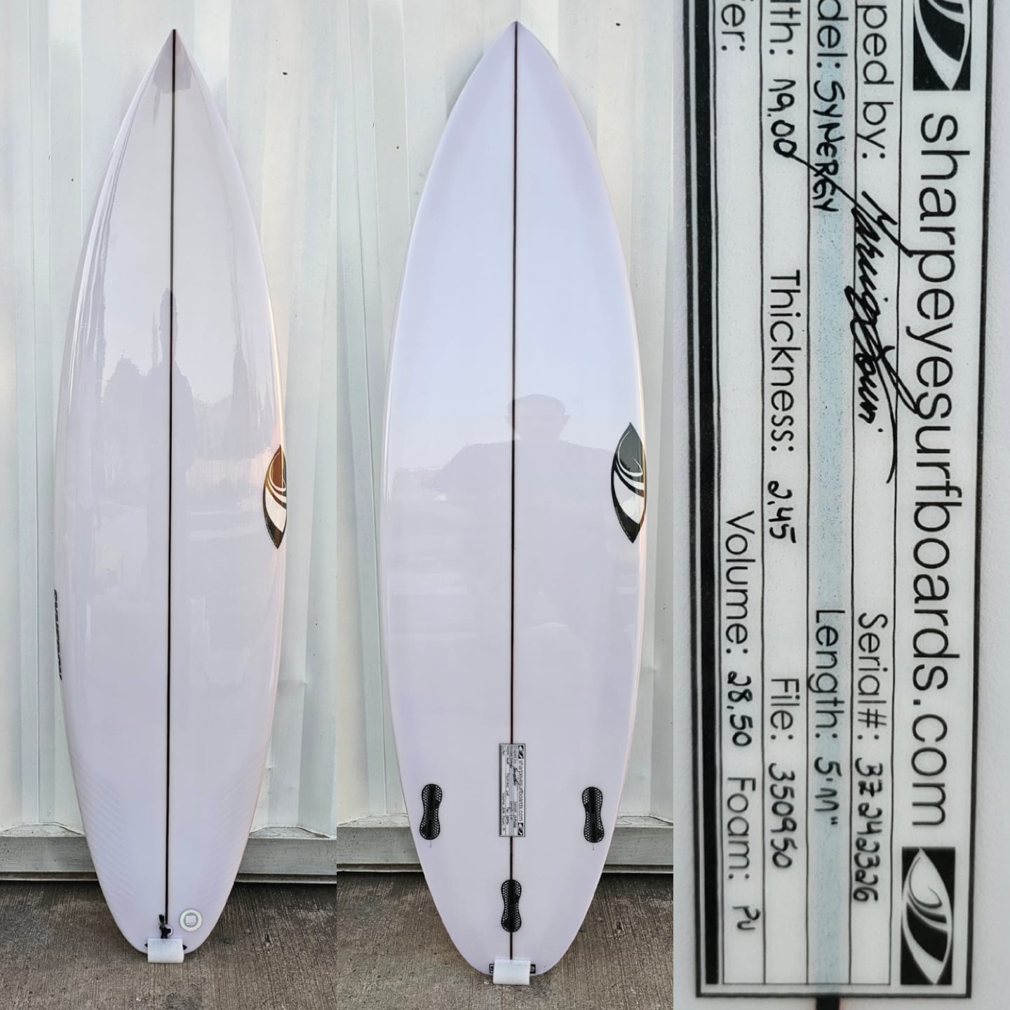 Shortboard Sharpeye Modelo: Synergy 5.11 x 19.00 x 2.45 x 28.50 Lts.
