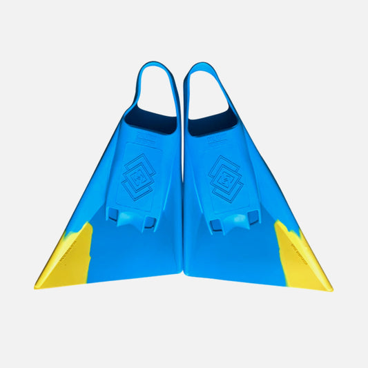 Aletas HUBB JEFF HUBBARD Aqua-Yellow