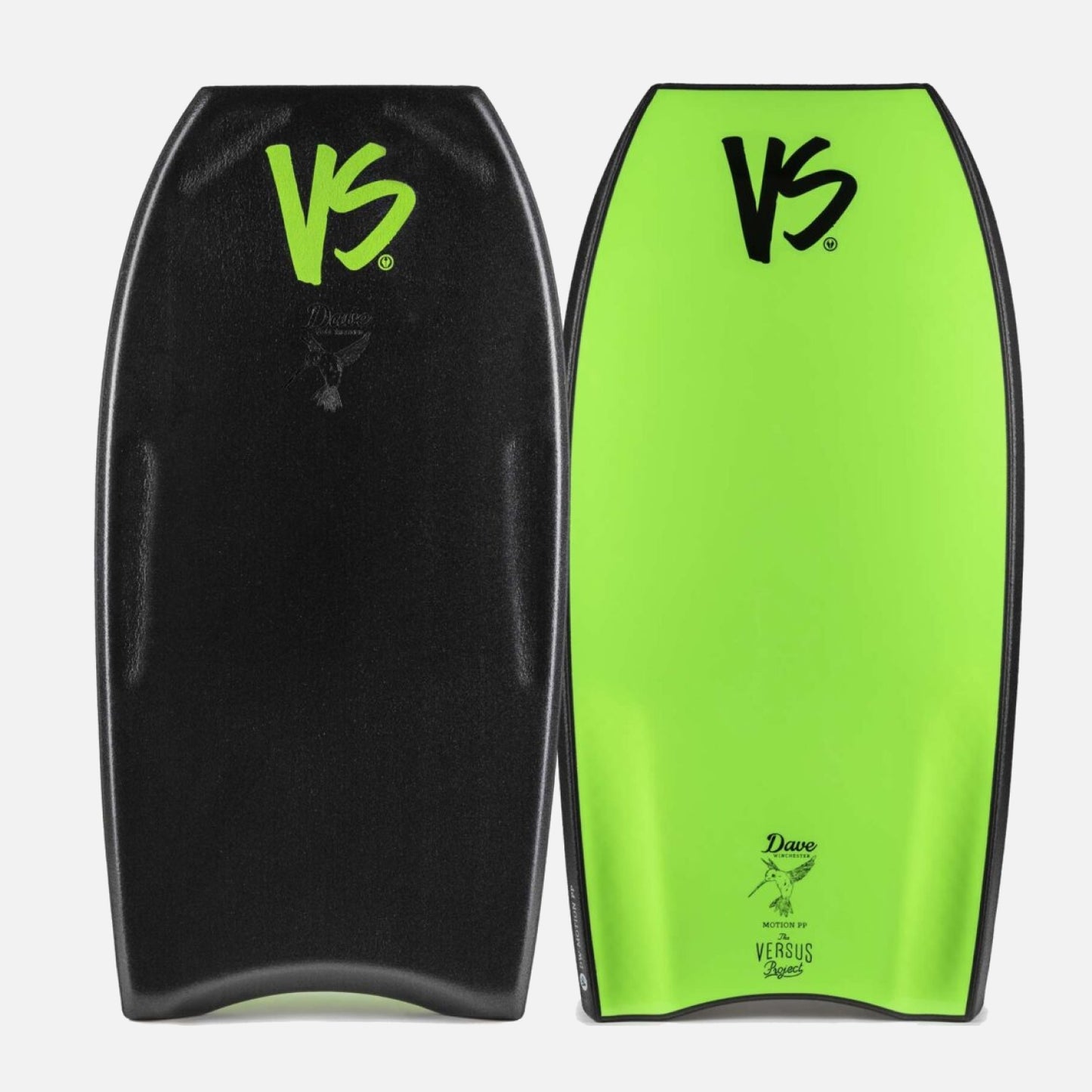 Tabla de Bodyboard PP VS DAVE WINCHESTER MOTION XL Black-Fluor Green