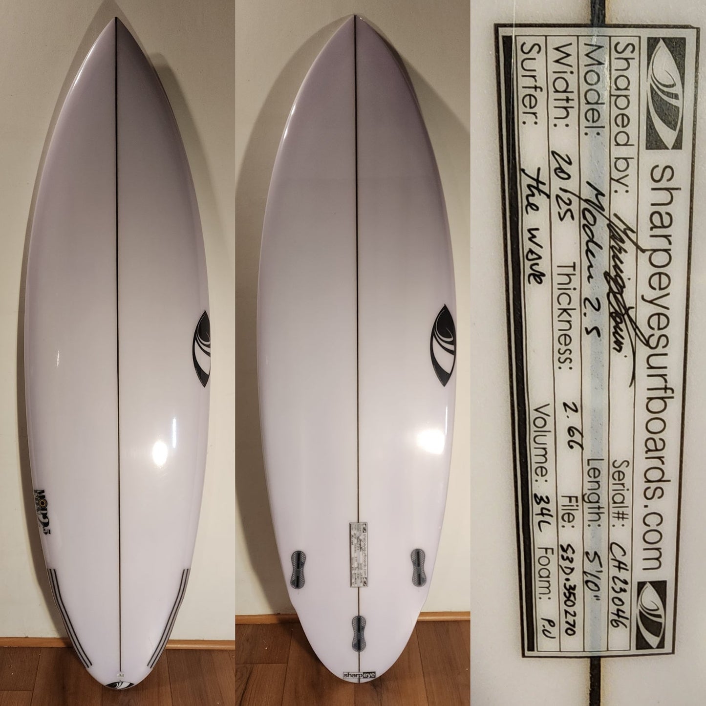Tabla de Surf Modern 2.5 5.10X20.25X2.66 34L