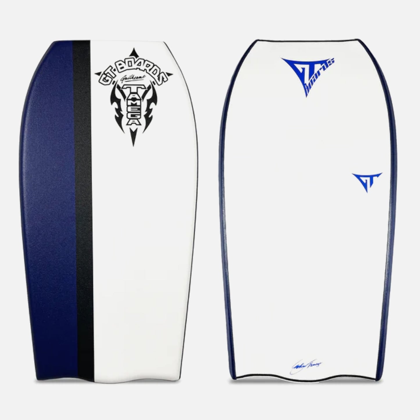 Tabla de Bodyboard GT Flash Blue Graphic – White
