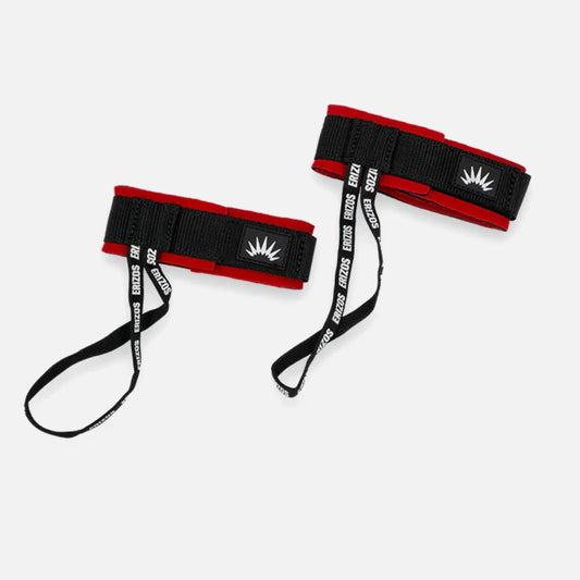 Aseguradores de aletas Erizos VELCRO- RED BLACK