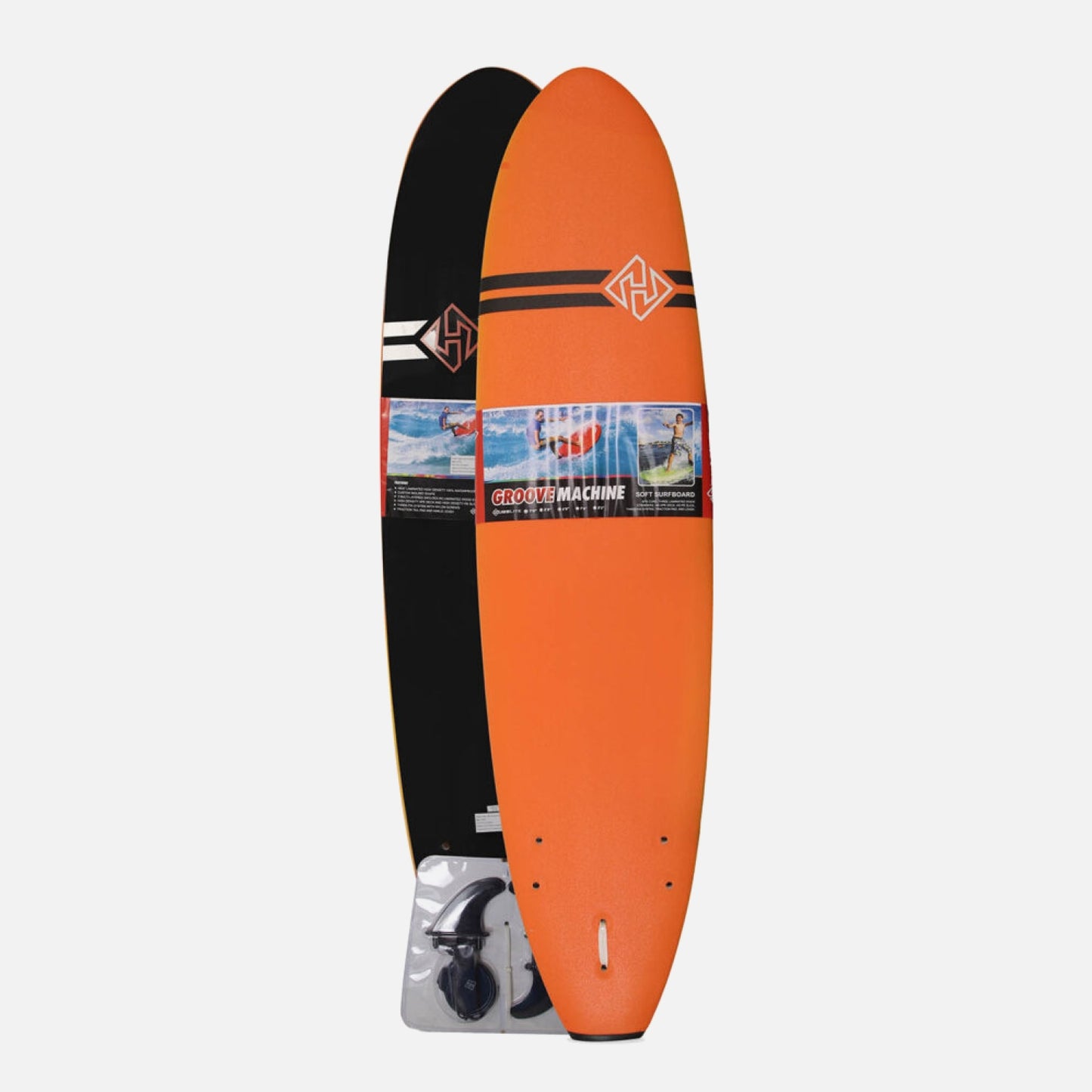 SoftBoard HUBB 9″ Orange-Black