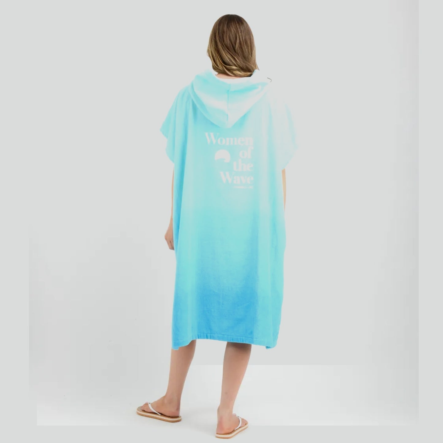 Poncho Toalla Wow azul