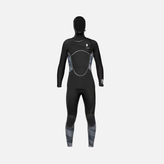 Traje de Agua Hombre G6 Stoked 6/5/4 Hooded Negro