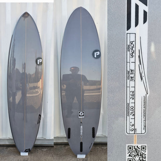 Tabla de Surf  Lenght Pro-Ilha Midnigth 6.6X21.00X2.62X38.38 Lts. Gray