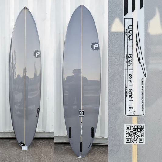 Tabla de surf Midlenght Pro-Ilha Midnigth 7.2 X 21.03 X 2.68 X 43.81 Lts Blue