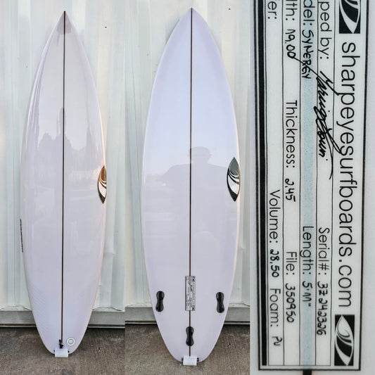 Shortboard Sharpeye Modelo: Synergy 5.11 x 19.00 x 2.45 x 28.50 Lts.