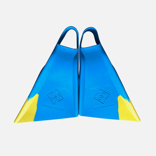 Aletas HUBB JEFF HUBBARD Aqua-Yellow