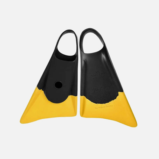 Aletas CHURCHILL MAKAPUU PLC Goma Malasia Yellow-Black