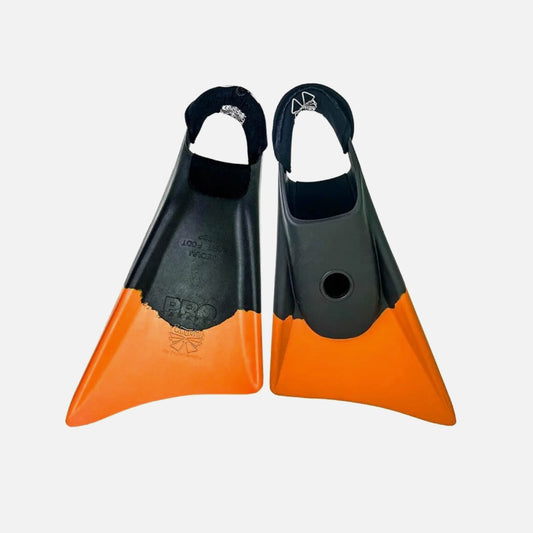 Aletas CHURCHILL MAKAPUU PRO Goma Malasia Black-Orange