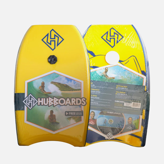Tabla de Bodyboard para niños Hubb Lite EPS - Yellow