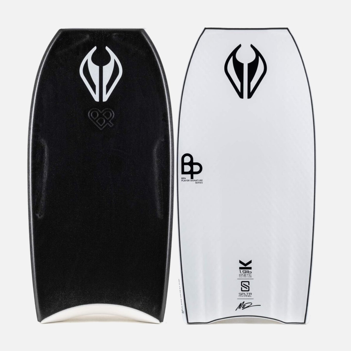 Tabla de Bodyboard NMD PP Ben Player K19 PP SPLTR CONTOUR TP Black – White