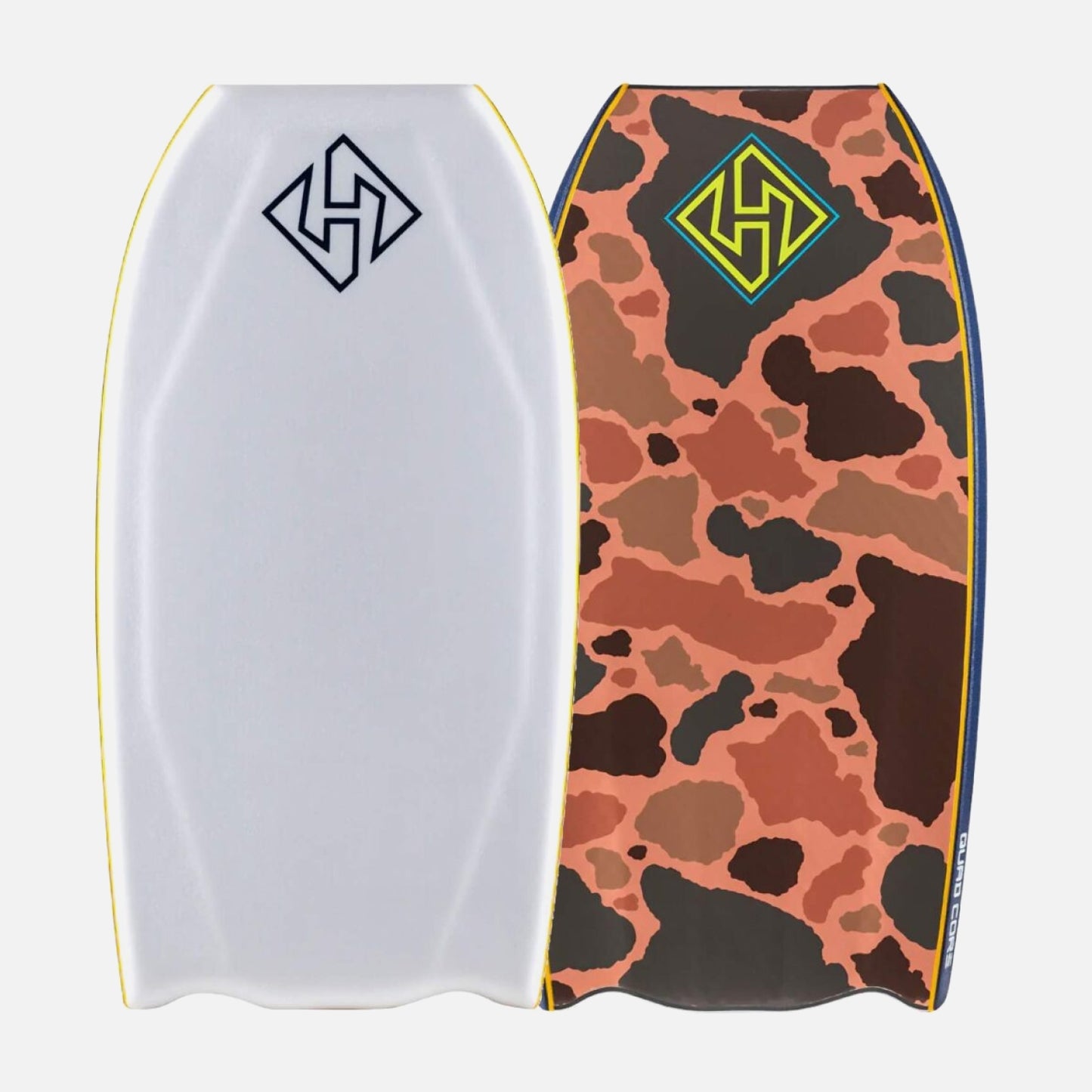 Tabla de Bodyboard PP Hubb Scifive Quadcore Bat Flex White – Island Camo