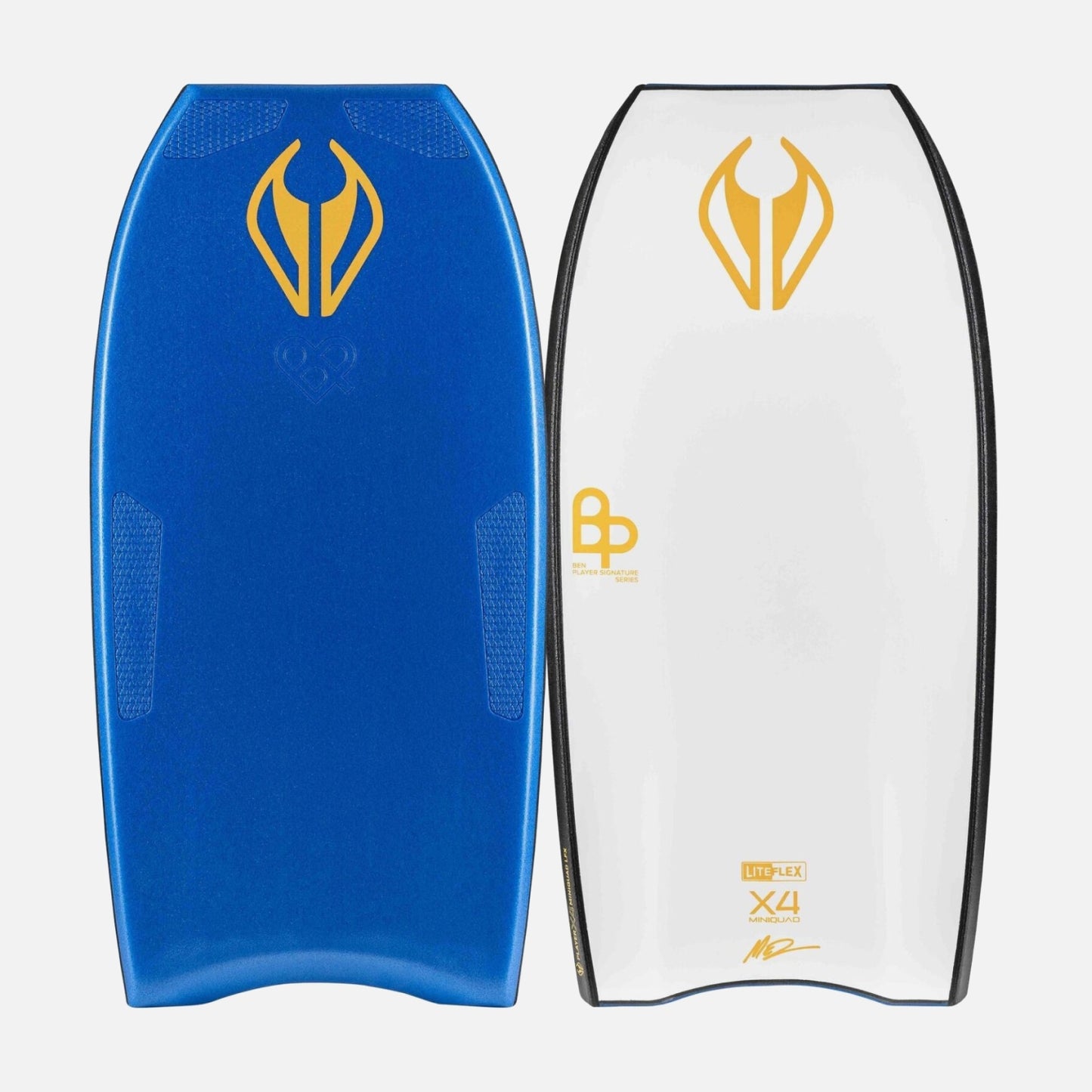 Tabla de Bodyboard NMD PP Ben Player LFX X4 MINIQUAD GRIPTECH Royal Blue – White