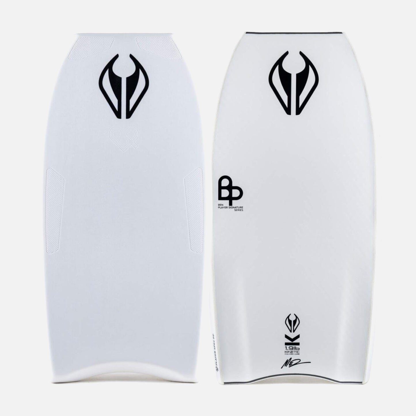Tabla de Bodyboard NMD PP Ben Player SPEC XL K19 MESH 2STR GRIPTECH White – White