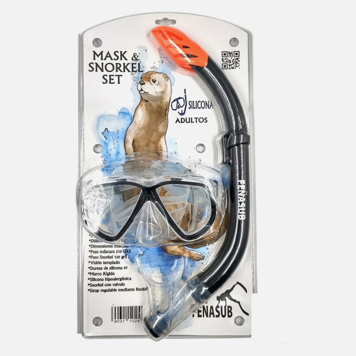 Set de máscara y snorkel Feñasub