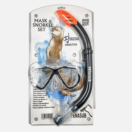 Set de máscara y snorkel Feñasub