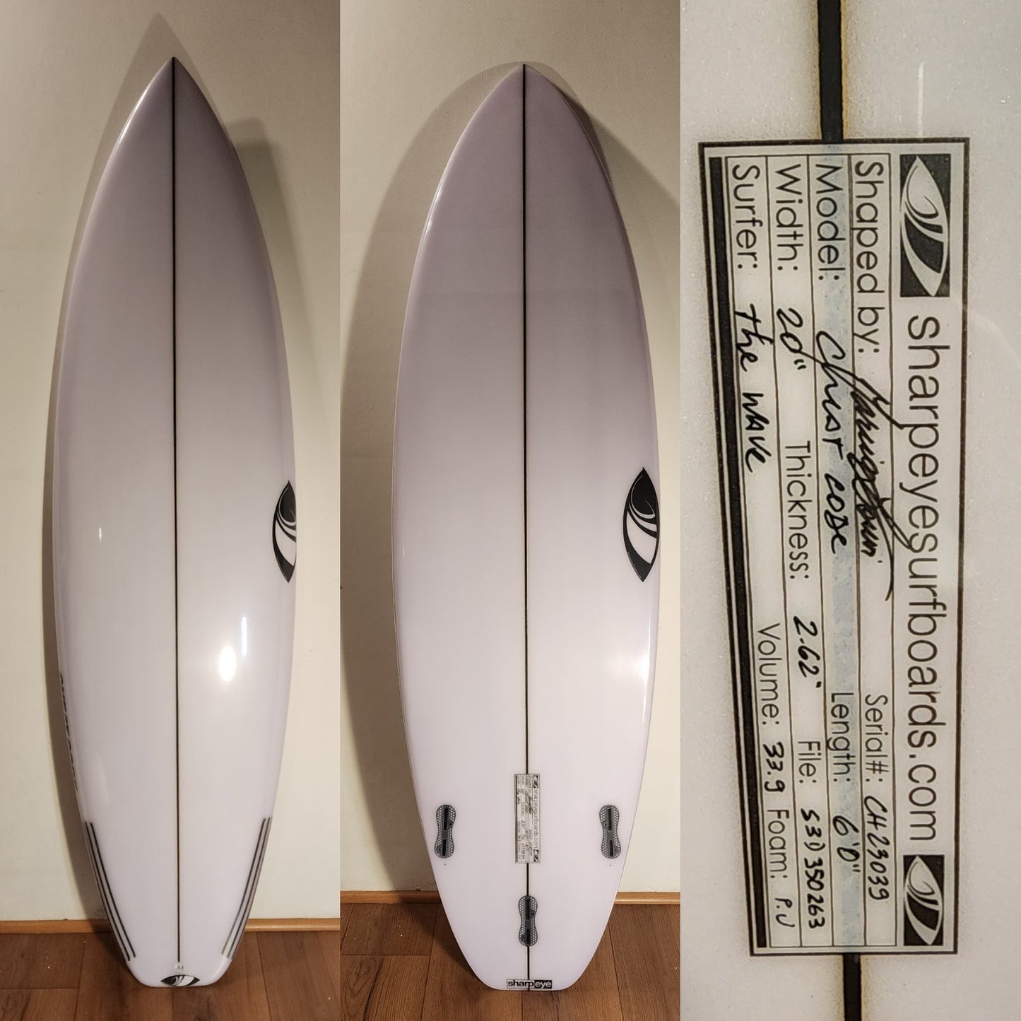 Tabla de Surf Cheat Code 6.0X20X2.62. 33.9L