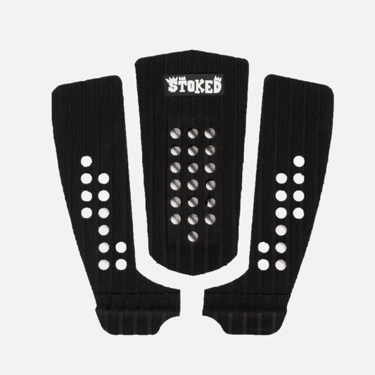 Deck para tabla de Surf Back Stoked Negro