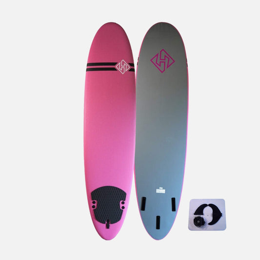 SoftBoard HUBB 7″6 Pink – Grey