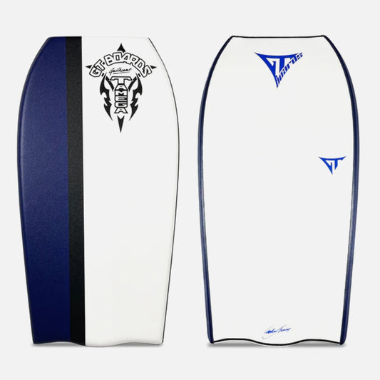 Tabla de Bodyboard GT Flash Blue Graphic – White