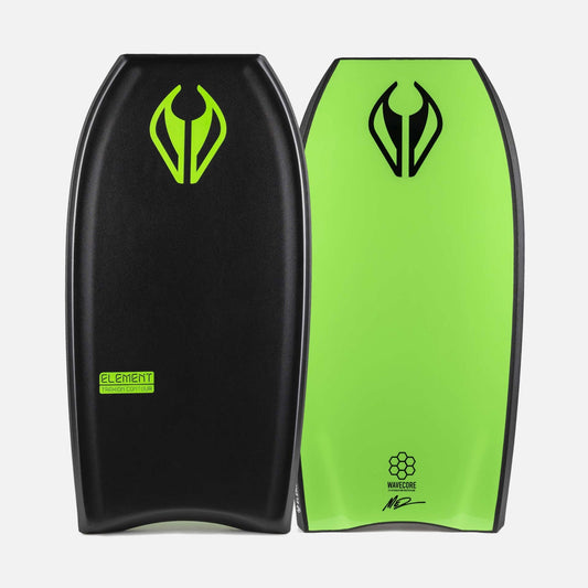 Tabla de Bodyboard NMD Element Black-Bright Green