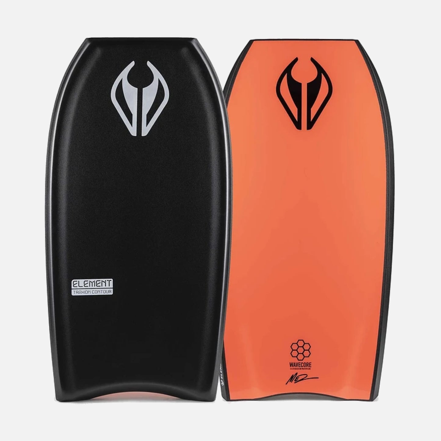 Tabla de Bodyboard NMD Element Black/Coral Red