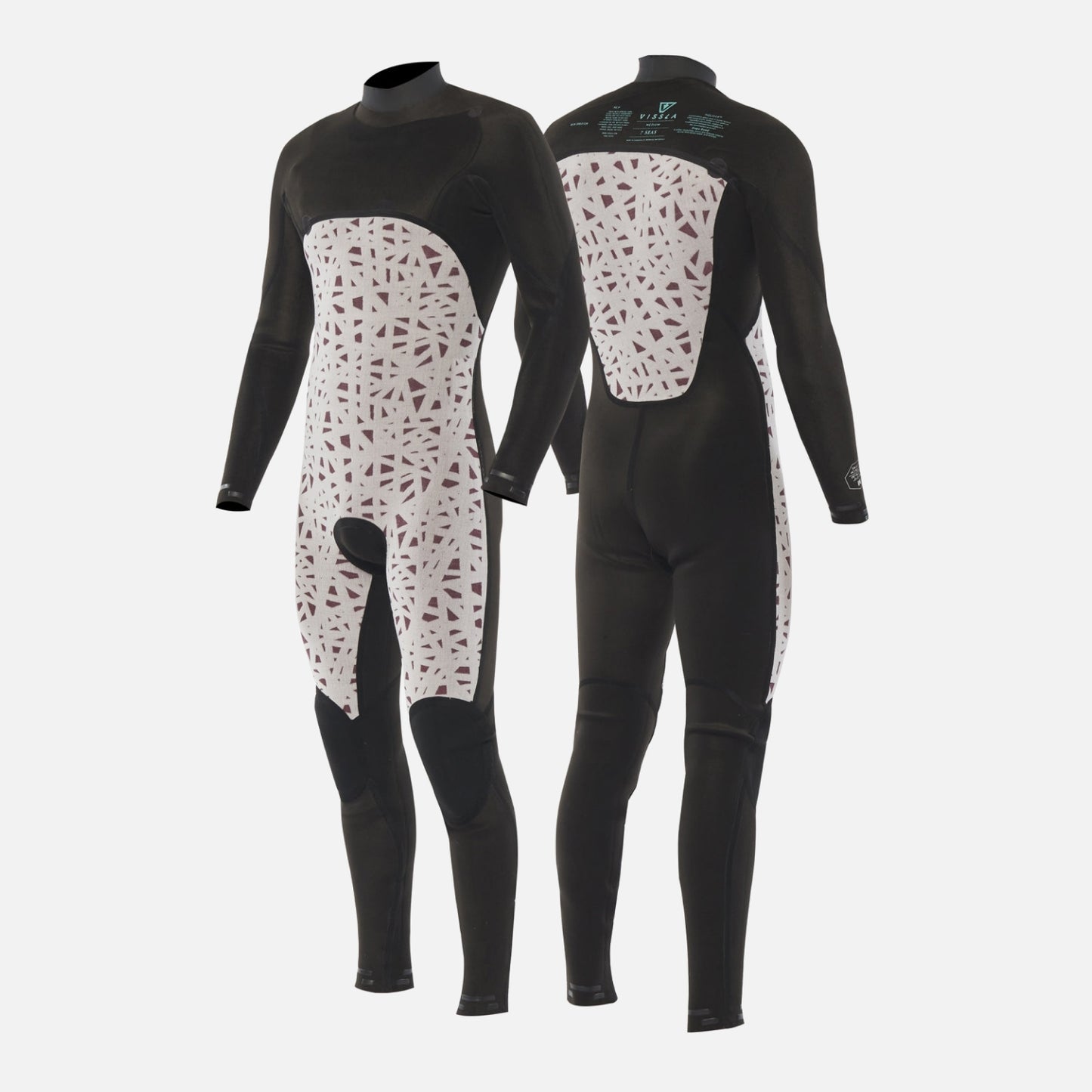 Traje de Agua Hombre Vissla 7 Seas 4-3 Full chest zip Sin Logo