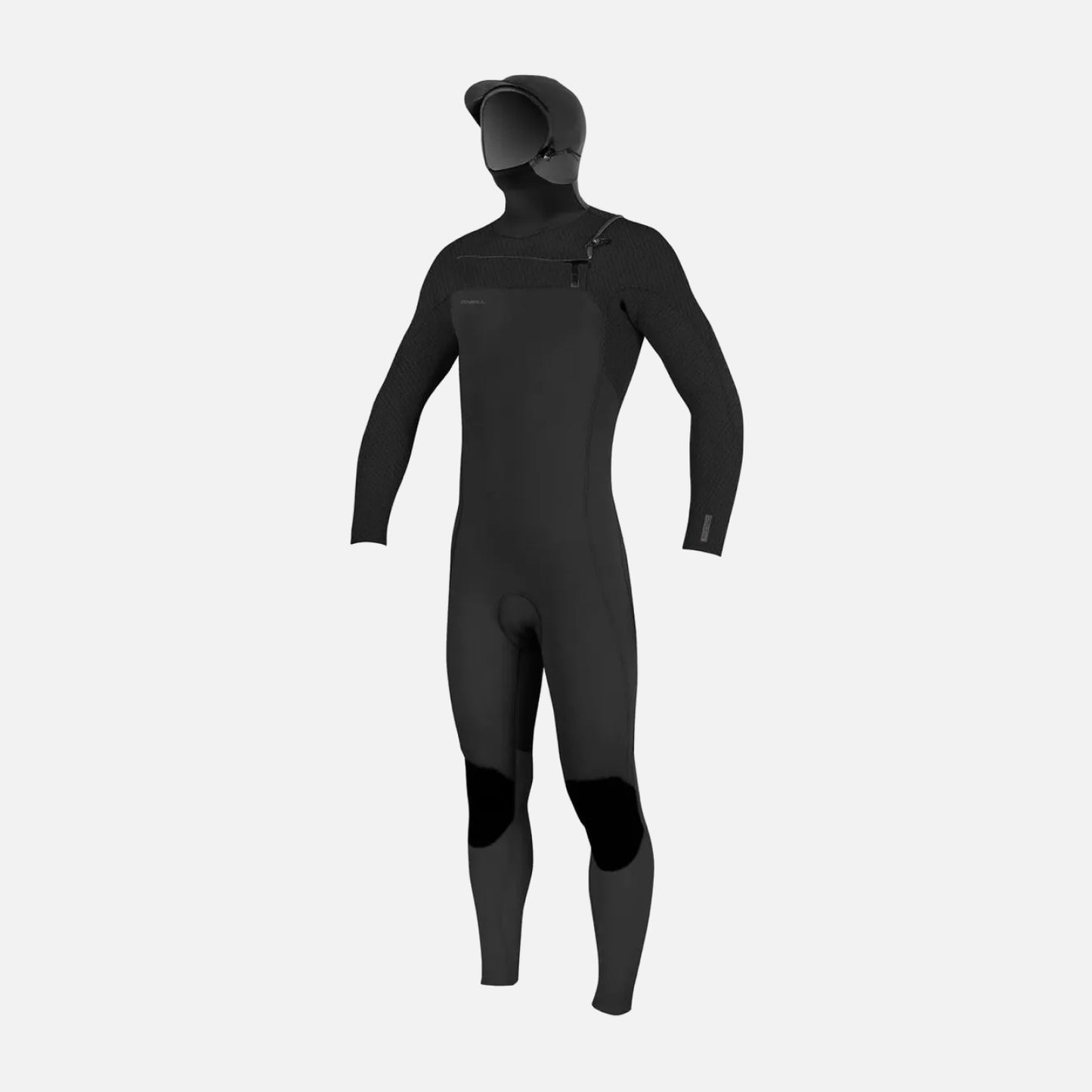 Traje de agua Hombre O'Neill Hyperfreak 5/4mm - chest zip w/hood - full wetsuit-negro
