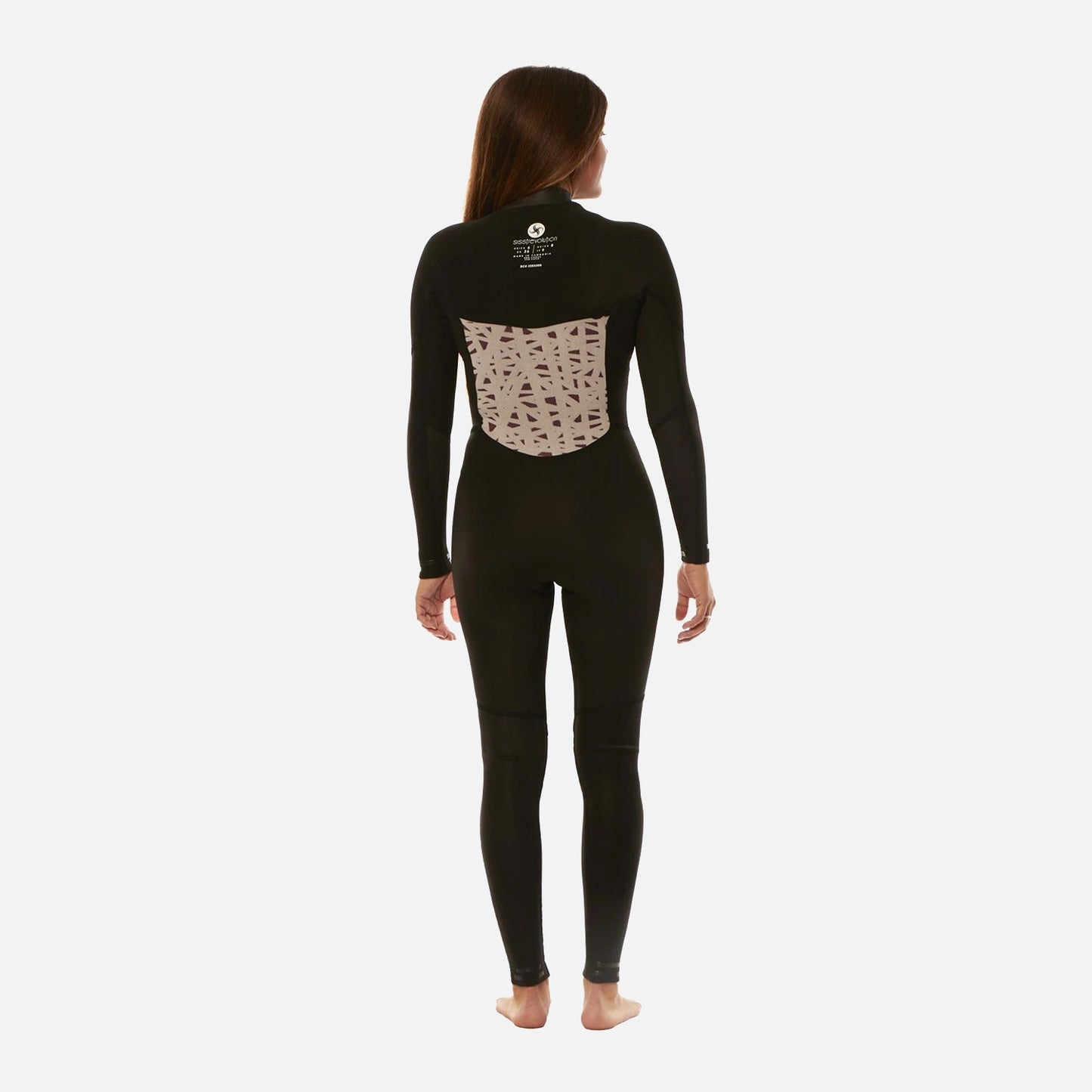 Traje de Agua Mujer Vissla Seven Seas 4-3 Chest zip full wetsuit Blue Moon